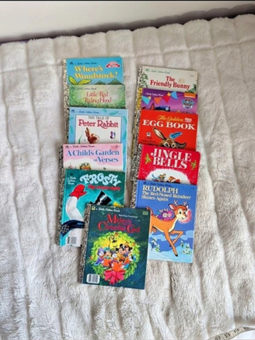 Lot of 11 Little Golden Books Children's Stories Mostly Vintage
